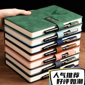 Super Thick A5 Notebook, Retro Student Diary