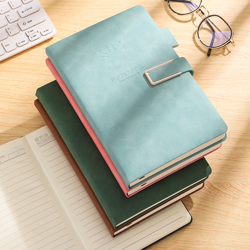 Super Thick A5 Notebook, Retro Student Diary