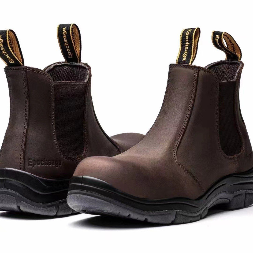 European and American High-Top Breathable Anti-Smash Safety Boots