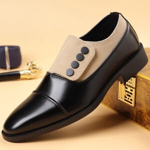 British Men’s Wedding Casual Leather Shoes