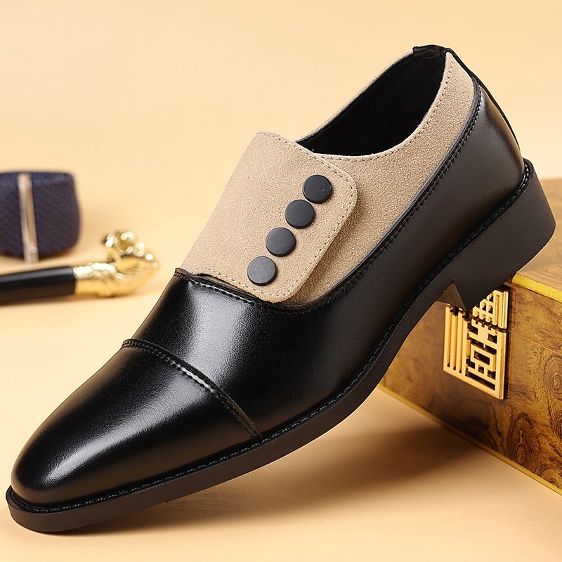 British Men's Wedding Casual Leather Shoes
