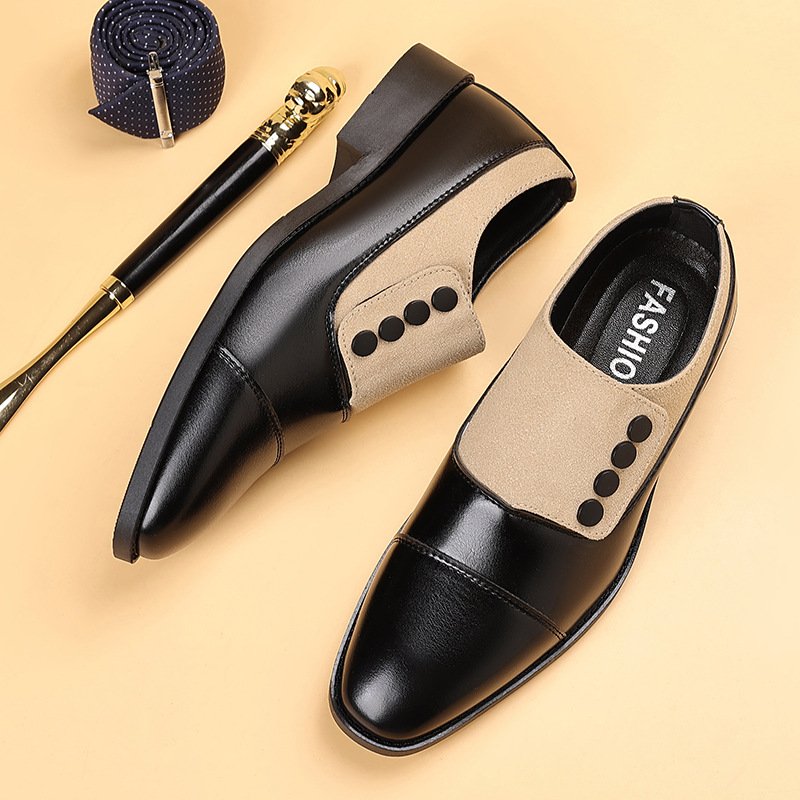 British Men's Wedding Casual Leather Shoes