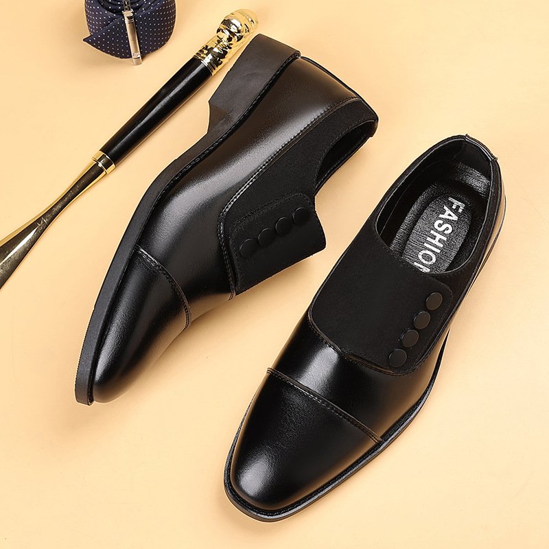 British Men's Wedding Casual Leather Shoes