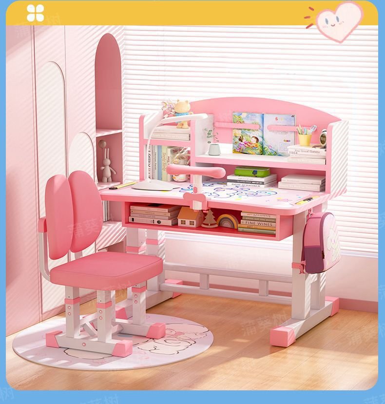 Adjustable Children's Study Desk/Writing Desk, Posture Correction