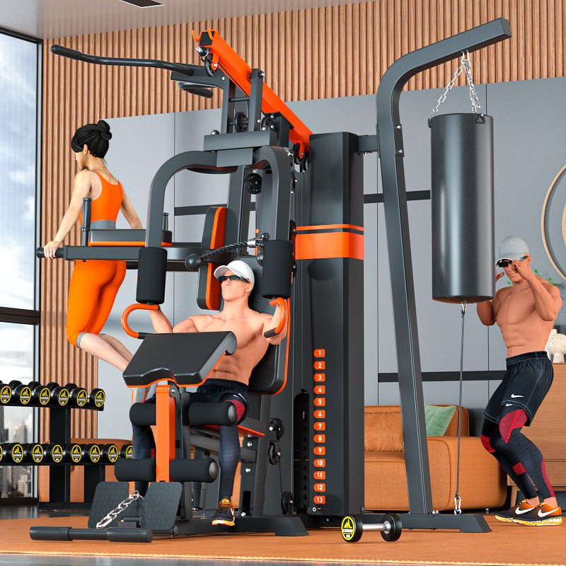 Home Fitness Equipment Set Single Station Multi-Functional All-In-One