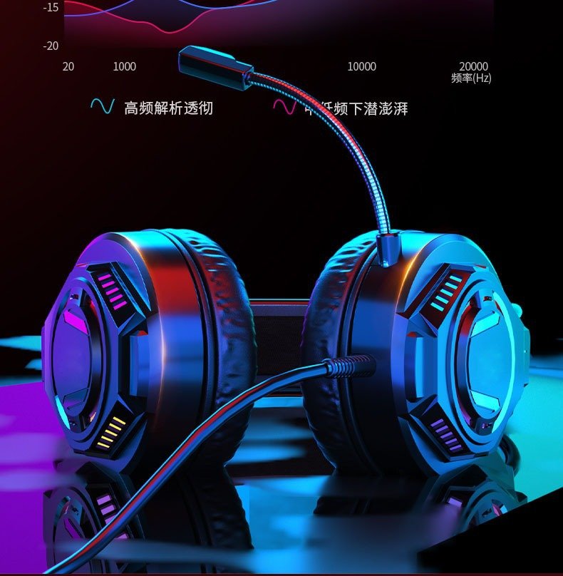Headset Sutie G502 E-Sports Gaming Headset