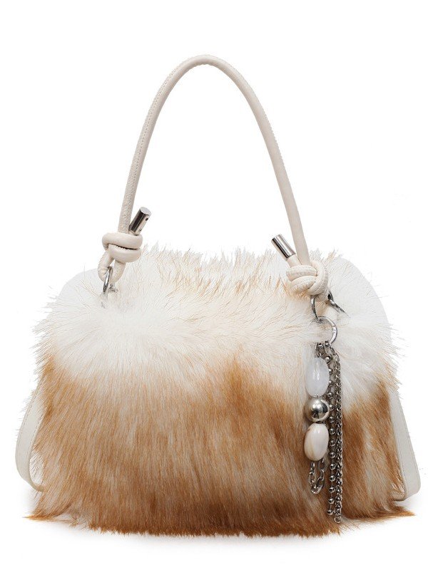 Ladies Bags, Fashionable and Versatile Plush Shoulder Bag