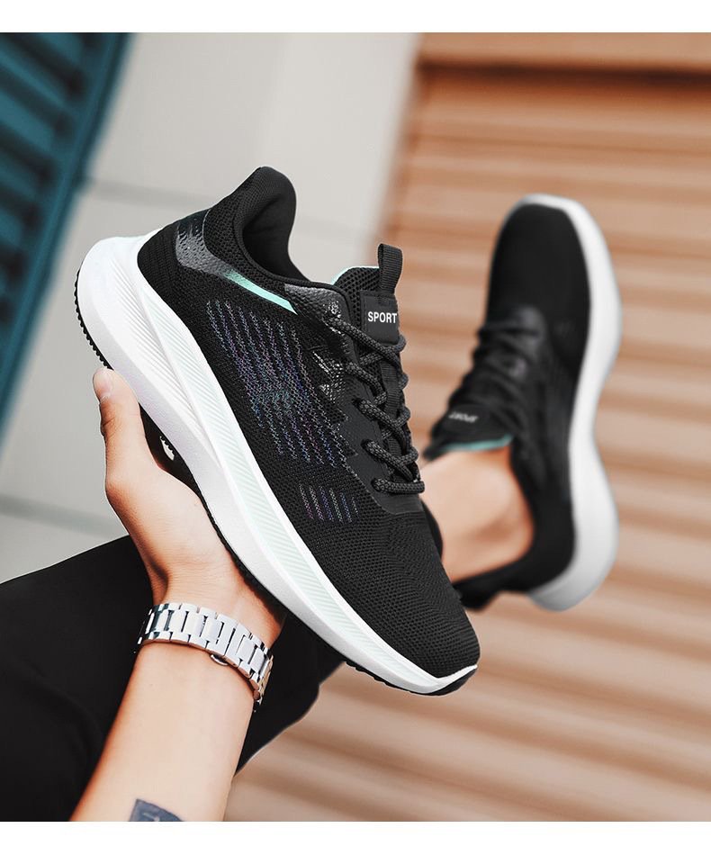 Men's Breathable Mesh Casual Sports Sneaker Trendy Versatile Non-Slip Running Sneaker