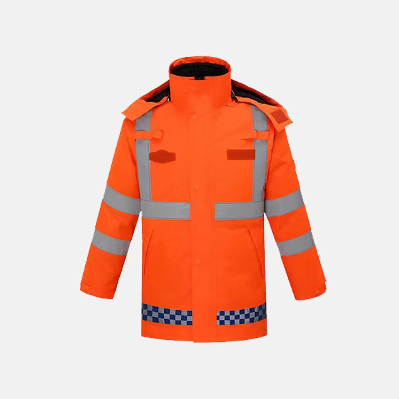 Safety Traffic and Road Administration Reflective Cotton Coat, Waterproof