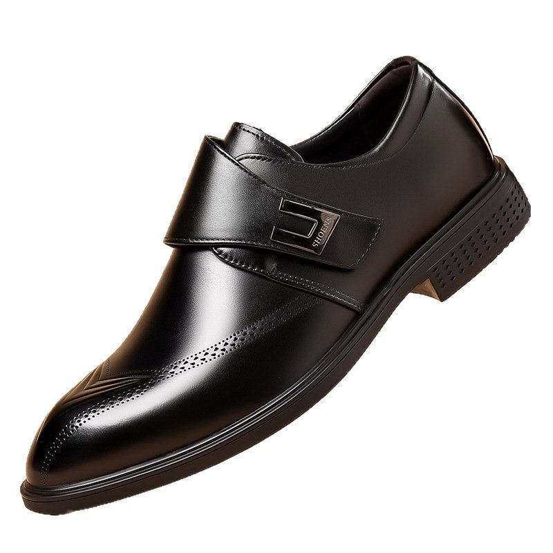 Men's First Layer of Leather Soft Leather Business Casual Shoes
