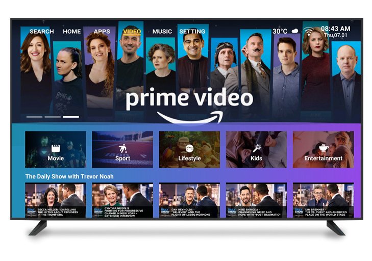 Smart Voice-Controlled LCD TVs For Home Living Rooms 85 Inches