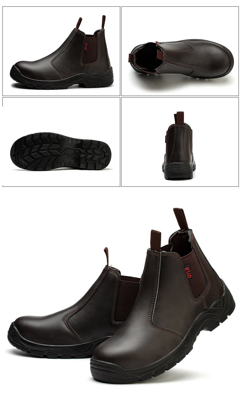 European and American High-Top Breathable Anti-Smash Safety Boots