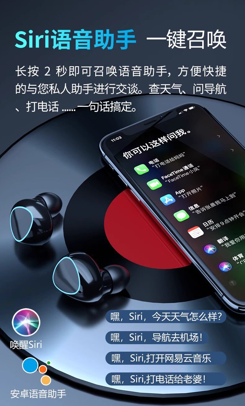 2026 New Wireless Bluetooth Earphones M10